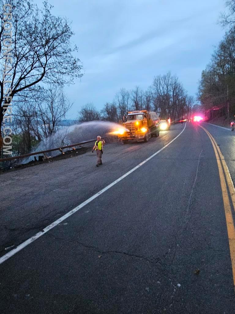 Brush fire operations in West Haverstraw, 04/14/23