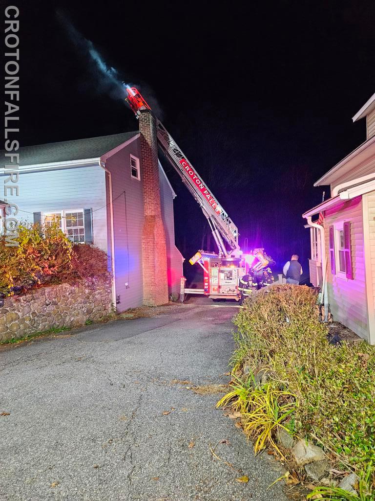 Chimney fire on Titicus Road, 11/09/23