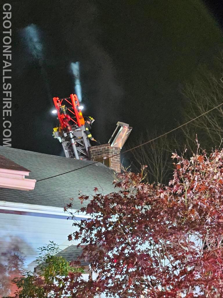 Chimney fire on Titicus Road, 11/09/23