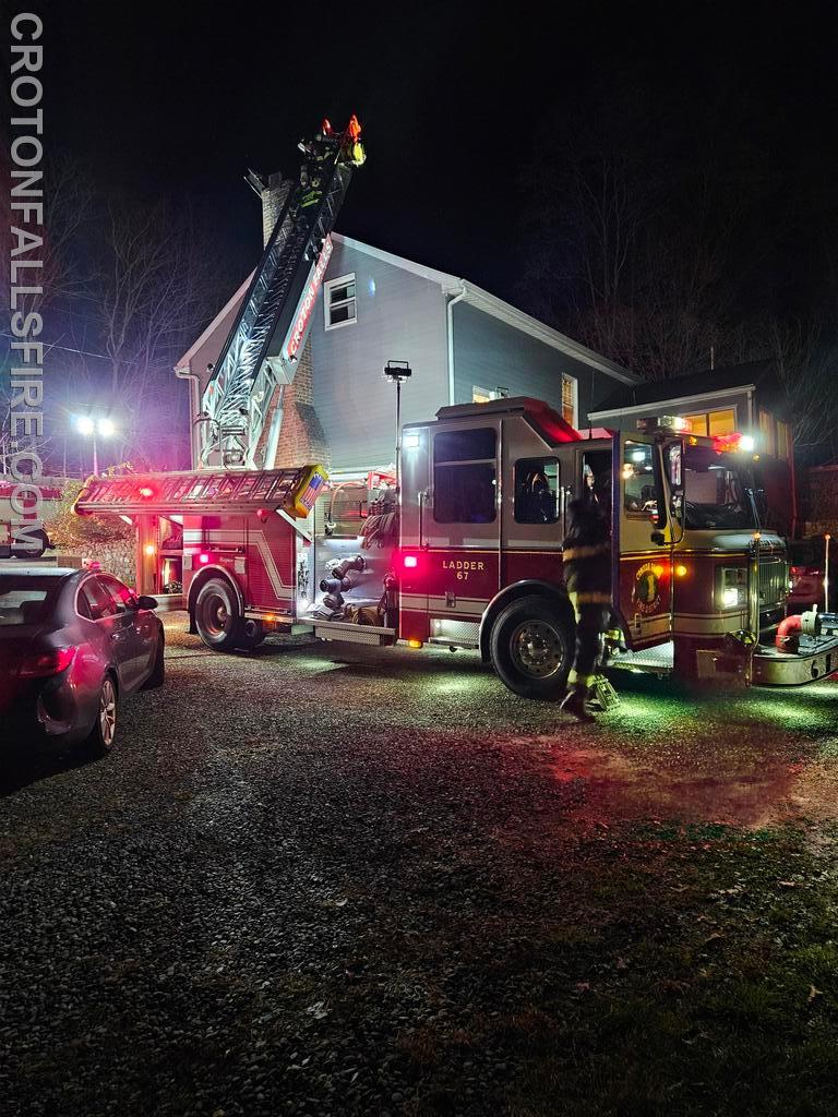 Chimney fire on Titicus Road, 11/09/23