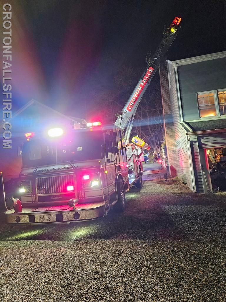 Chimney fire on Titicus Road, 11/09/23