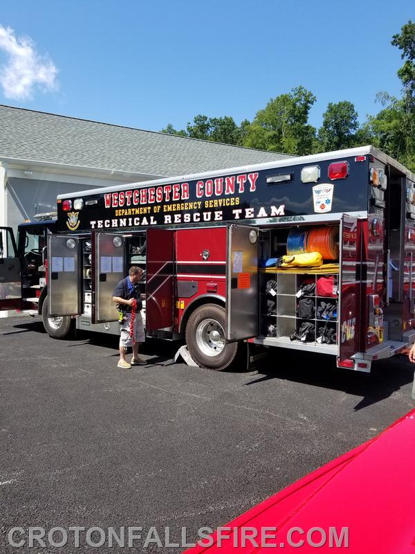 Injury on a zipline platform on Titicus Road, 07/21/19