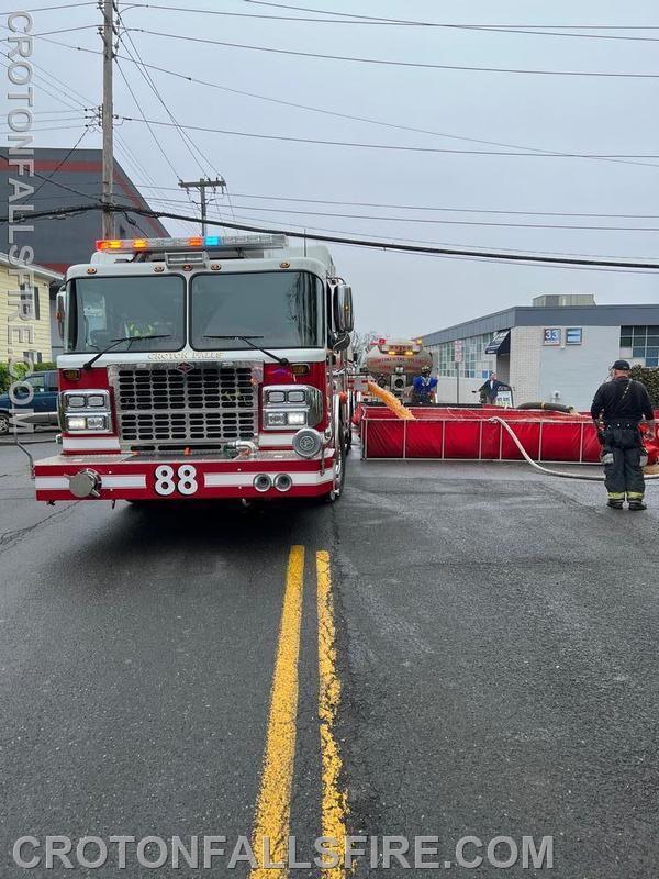 T-88 at a three-alarm fire in Port Chester, 04/17/23