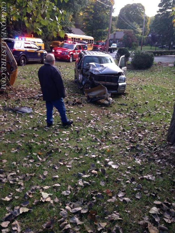 Mutual aid response to an MVA in Brewster, 10/05/15