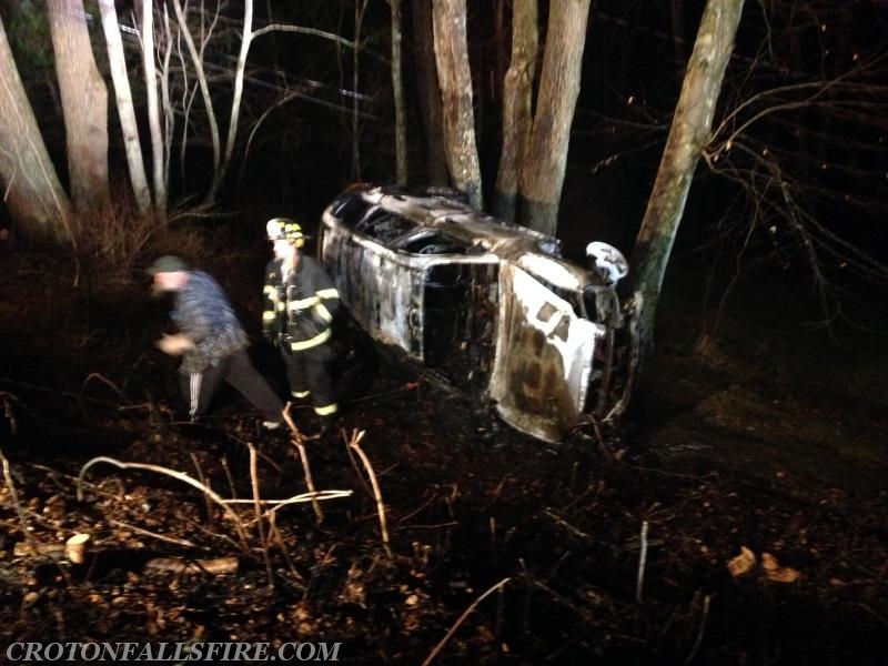 MVA with vehicle fire on David Drive, 11/28/15