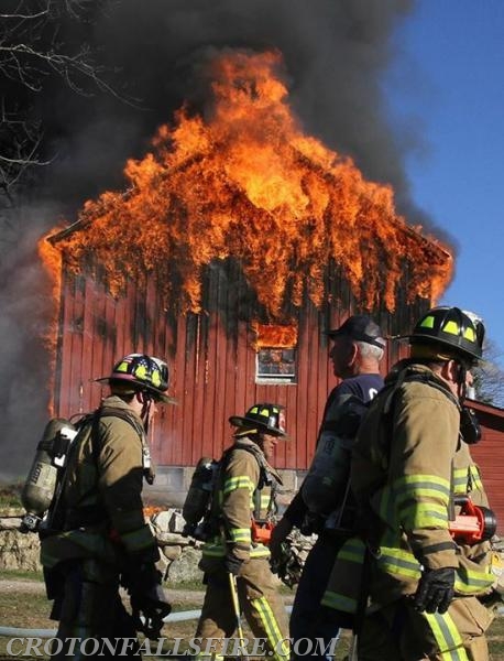 Barn fire on Hardscrabble Road; 11/14/16