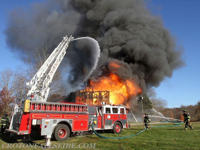 Barn fire on Hardscrabble Road; 11/14/16