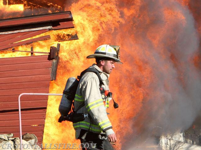 Barn fire on Hardscrabble Road; 11/14/16