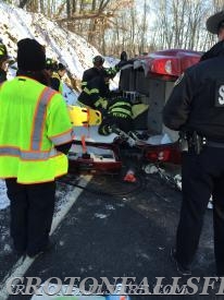 MVA with extrication on Stoneleigh Avenue, 01/25/16