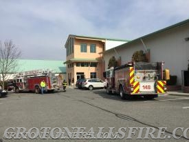 Mutual aid response to Brewster for an odor of gas in a commercial building, 03/07/16