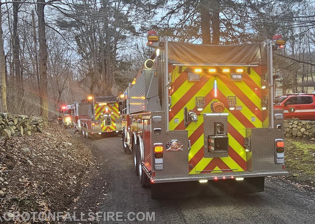 Structure fire on Vail Lane, 01/30/24