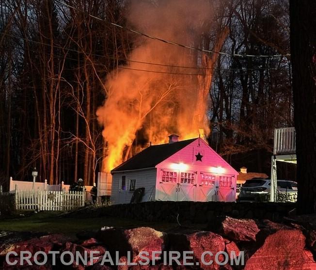 Structure fire on Vail Lane, 01/30/24