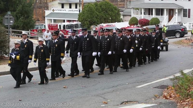 March from the old Croton Falls firehouse on Front Street to the new Croton Falls firehouse at Rt. 22 and Sun Valley Drive, 11/07/15