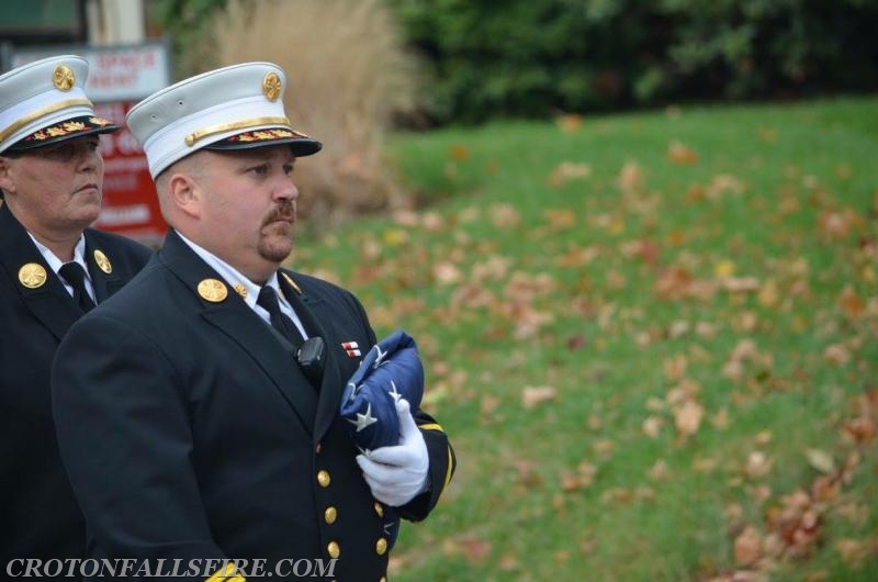 March from the old Croton Falls firehouse on Front Street to the new Croton Falls firehouse at Rt. 22 and Sun Valley Drive, 11/07/15